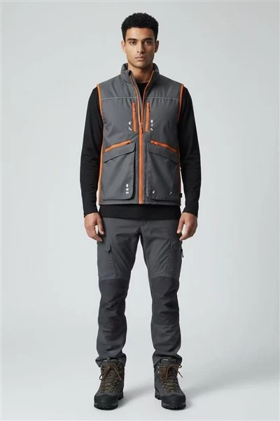 Lightweight Quilted Multi‑Pocket Utility Gilet high quality
